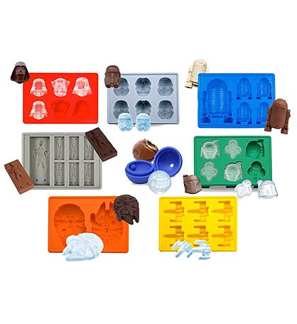 Star Wars Ice Trays or Baking Molds – many variations!